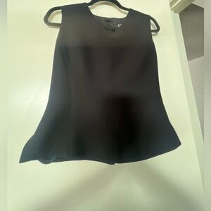 ANNEX Essential Black V-Neck Sleeveless blouse.